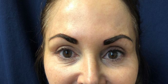 Cosmetic Tattooing: Brow Powder Shading Reno - After
